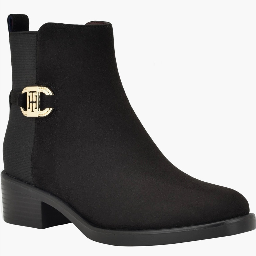Tommy Hilfiger Black Ankle Boots